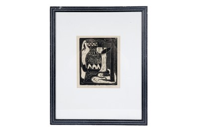 Lot 1003 - Tadeusz Was - Still life with vase | soot cut