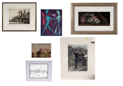 Lot 620 - Sundry pictures and prints