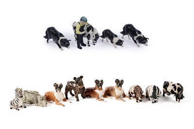 Lot 344 - Bahati Pottery, Isle of Man: a collection of ceramic figures