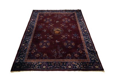 Lot 582 - A Chinese carpet