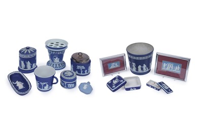 Lot 745 - A collection of 19th Century and later Wedgwood Jasperware