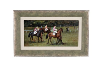 Lot 1128 - Attributed to Dennis Campbell Kirtley - At the Post | oil