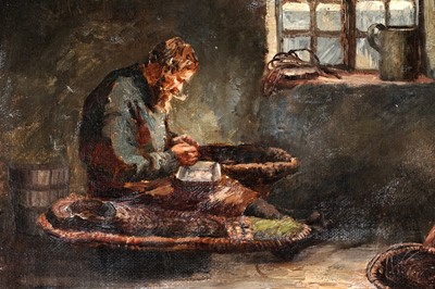 Lot 205 - Isa Jobling (Isa Thompson) - The Oyster Shuckers | oil