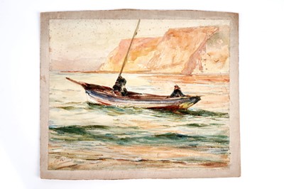 Lot 789 - Robert Jobling - Heading Out to Sea | watercolour
