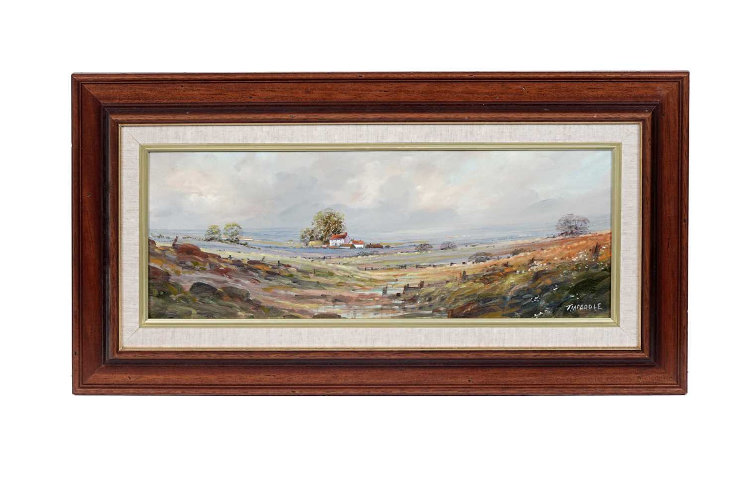 Lot 7 - Terence McArdle – Landscape with farmhouse | oil