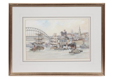 Lot 45 - Tom Macdonald – View of the Quayside, Newcastle | watercolour