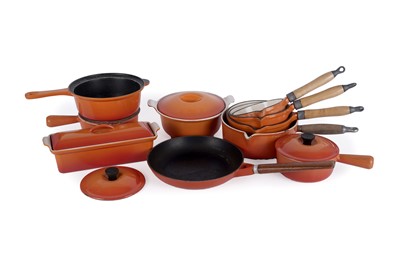 Lot 679 - A selection of Le Creuset and other similar enamelled kitchen wares