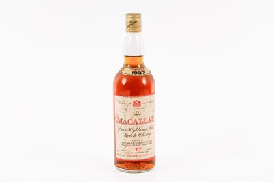 Lot 16 - A bottle of The Macallan Pure Highland Malt Scotch whisky 1937