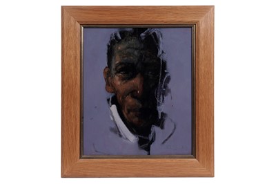 Lot 893 - John Boyd - Self Portrait with a Hoop Earring | oil