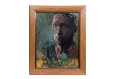 Lot 895 - John Boyd - Self Portrait with a Fish | oil