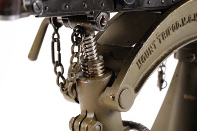 Lot 266 - A deactivated Second World War period Vickers .303 heavy machine gun; and other items