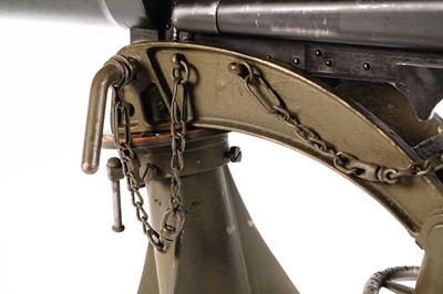 Lot 266 - A deactivated Second World War period Vickers .303 heavy machine gun; and other items