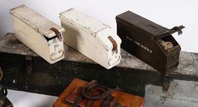 Lot 266 - A deactivated Second World War period Vickers .303 heavy machine gun; and other items