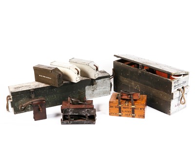 Lot 266 - A deactivated Second World War period Vickers .303 heavy machine gun; and other items