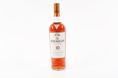 Lot 14 - A bottle of The Macallan 10 Year Old Highland Single Malt Scotch Whisky