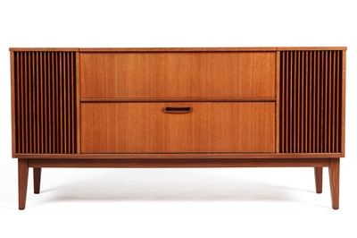 Lot 674 - Dynatron: a teak cased mid-20th Century Dynatron music system