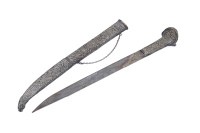 Lot 116 - A 19th Century Ottoman yataghan short sword