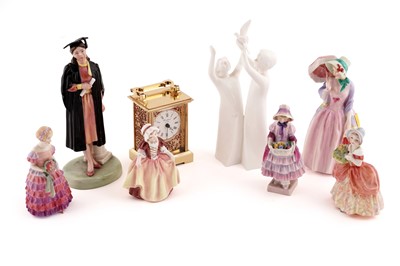 Lot 358 - A collection of Royal Doulton ceramic figurines