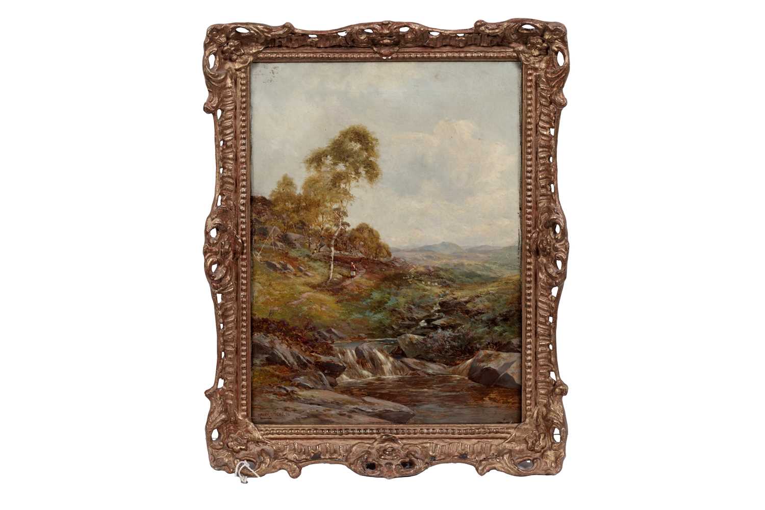 Lot 18 - Harry Sticks – Walking beside the brook | oil