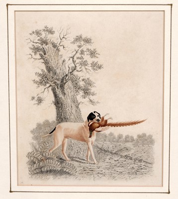 Lot 89 - A. East – Returning the pheasant | mixed media
