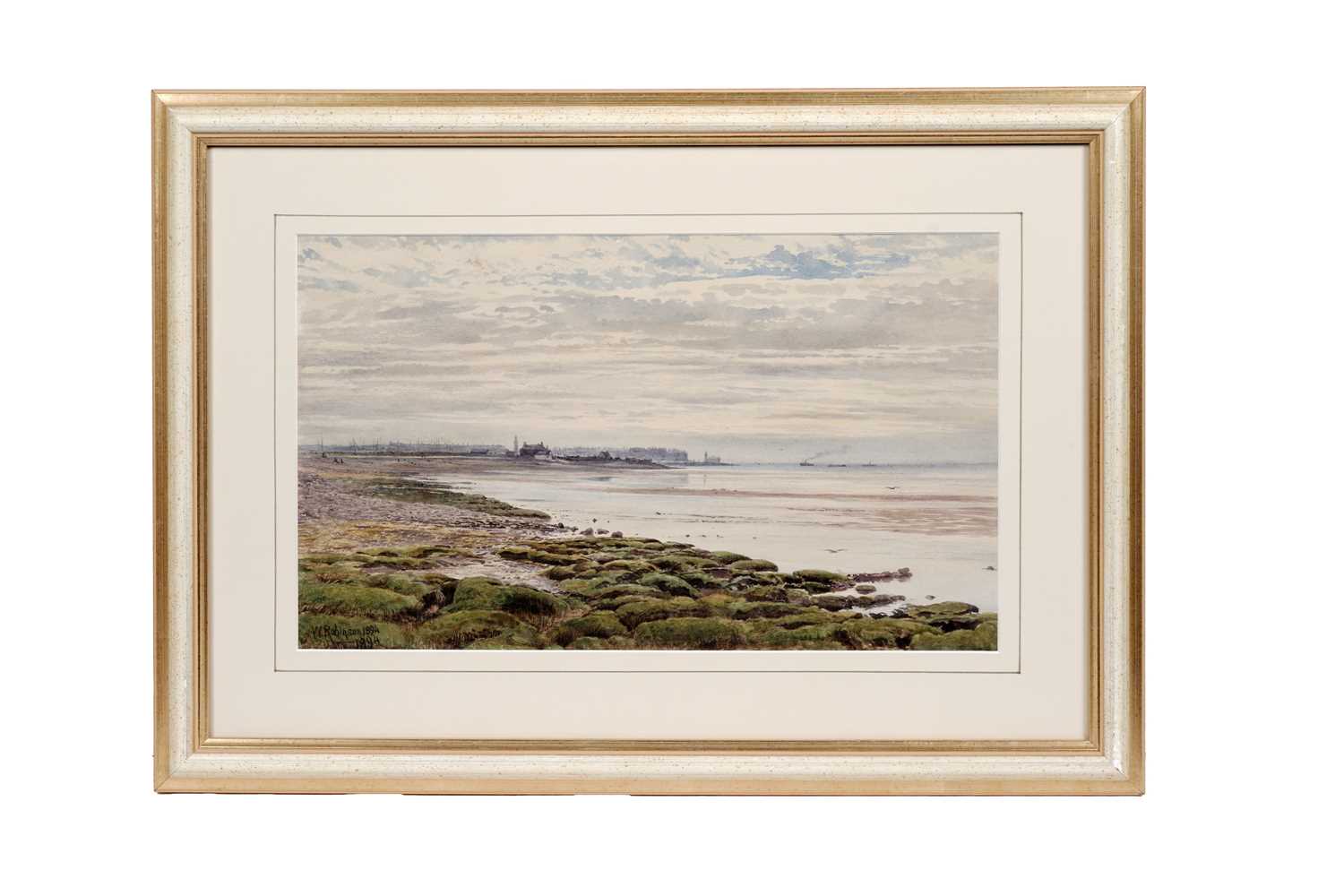 Lot 52 - William Robinson – Fleetwood, from Knott End | watercolour