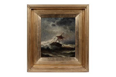 Lot 12 - A. Huntley – Caught in the storm | oil