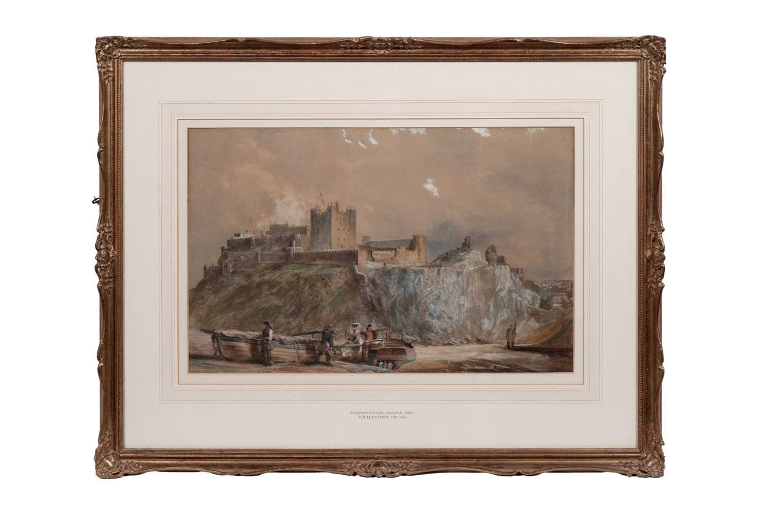 Lot 68 - Edward Hastings – Bamburgh Castle, 1941 | watercolour