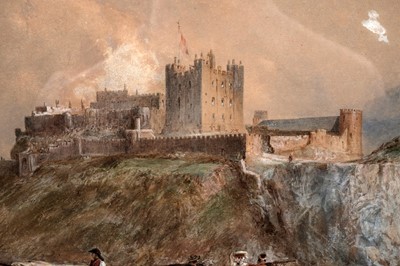 Lot 68 - Edward Hastings – Bamburgh Castle, 1941 | watercolour