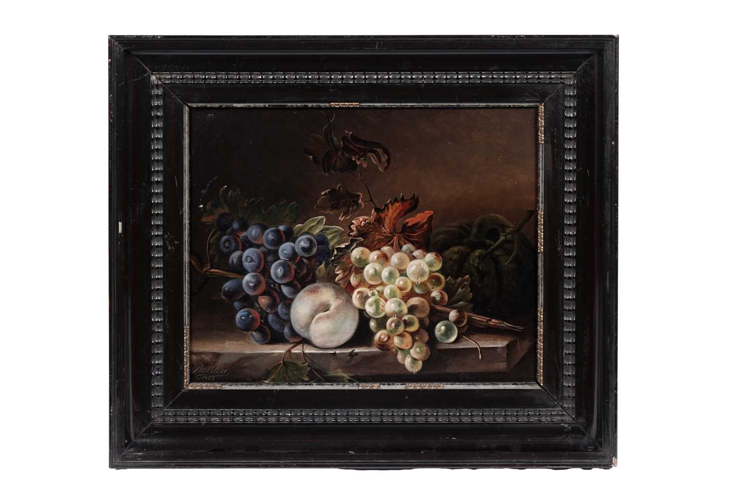 Lot 33 - B. Peteri – Still life with grapes | oil