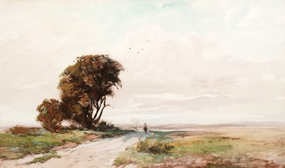 Lot 79 - John Baragwanath King – An afternoon on a Somersetshire moor | watercolour