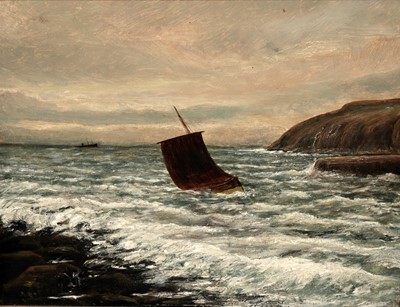 Lot 3 - Bernard Benedict Hemy – “Calm” & “Storm” | oils