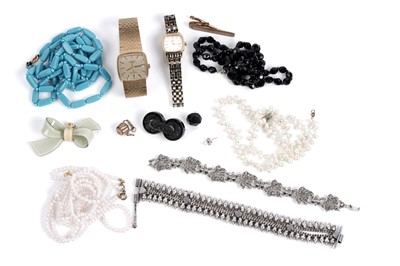 Lot 566 - Costume jewellery and watches