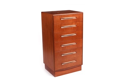 Lot 612 - G-Plan ‘Fresco’: a circa 1960’s teak chest of six drawers