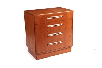 Lot 613 - G-Plan ‘Fresco’: a circa 1960’s teak chest of four drawers