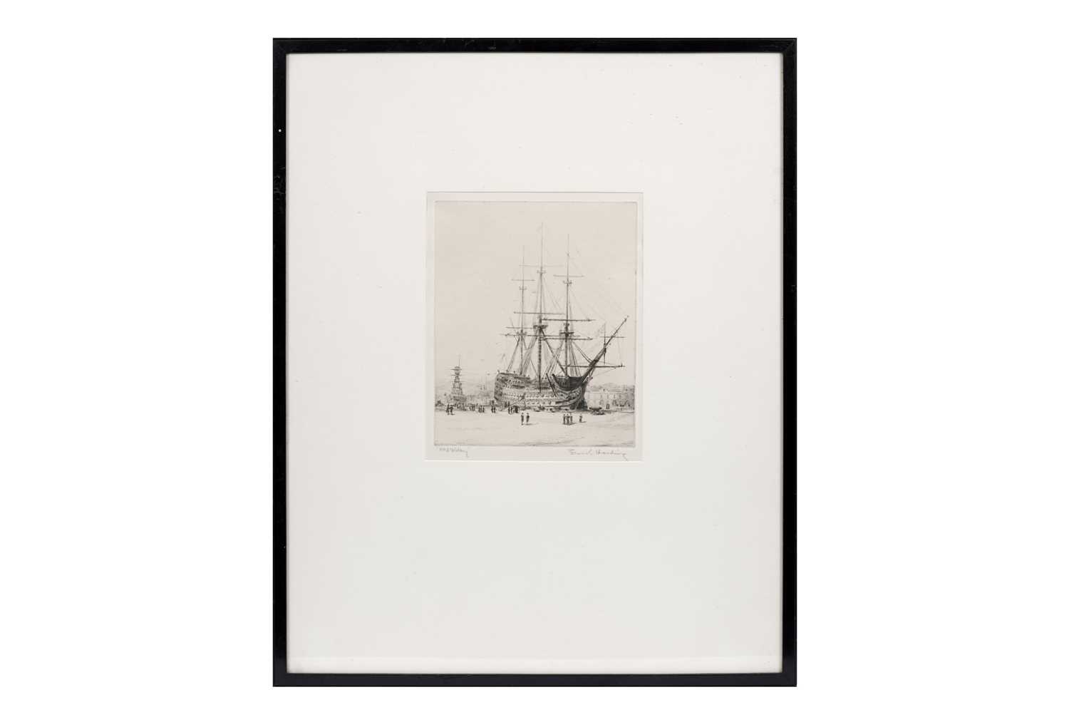 Lot 114 - Frank Harding - HMS Victory | etching