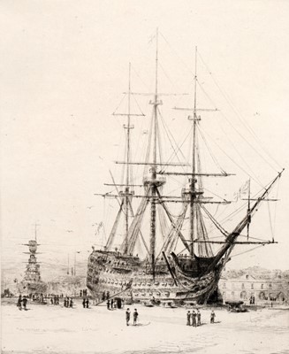 Lot 114 - Frank Harding - HMS Victory | etching