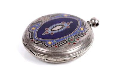 Lot 806 - K. Topoff, Philippopli: an 800-standard silver cased pocket watch