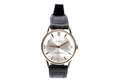 Lot 748 - A 9ct yellow gold cased automatic wristwatch
