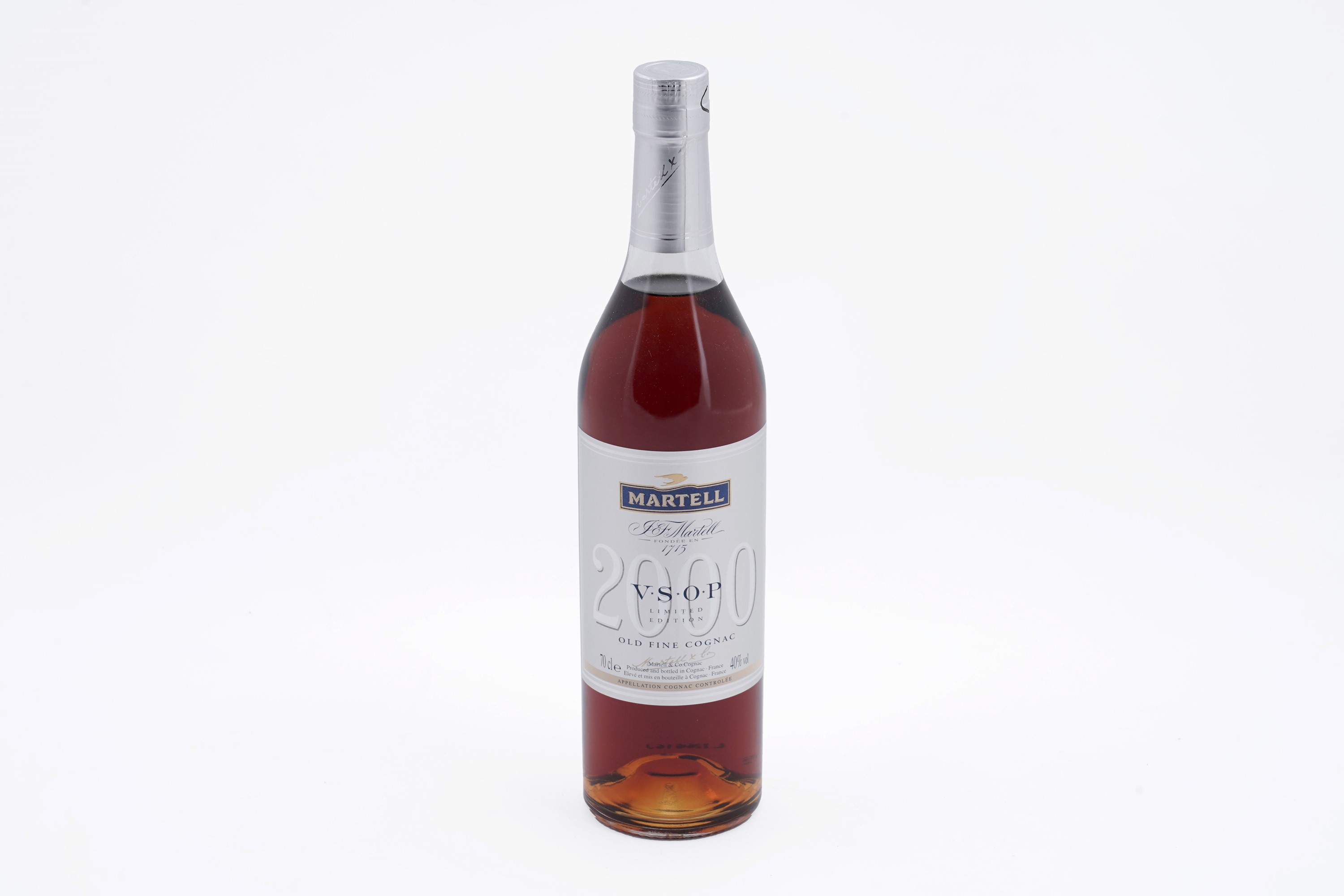 Lot 64 - A bottle of limited edition Martell 2000 VSOP