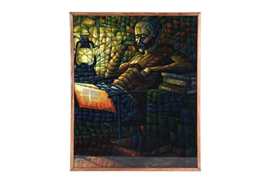 Lot 892 - Nzennaya Barry Ikechukwu - The Thinker | acrylic
