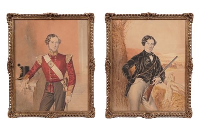 Lot 655 - William Drummond - Portraits of gentlemen | watercolour drawings