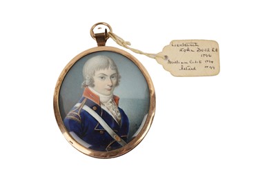 Lot 228 - Alexander Galloway - Portrait of Lieutenant John Duer | miniature