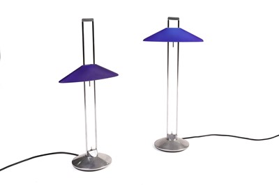 Lot 691 - A pair of Regina T table lamps