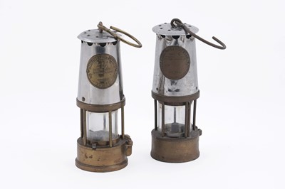 Lot 120 - Two type six The Proctor Lamp & Lighting Co Ltd Eccles miner's lamps