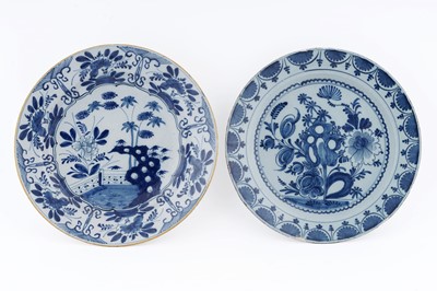 Lot 931 - Two early 19th Century Dutch delft chargers