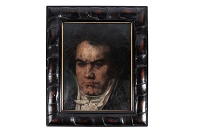 Lot 736 - Rudolf Eichstaedt - Portrait of Beethoven | oil