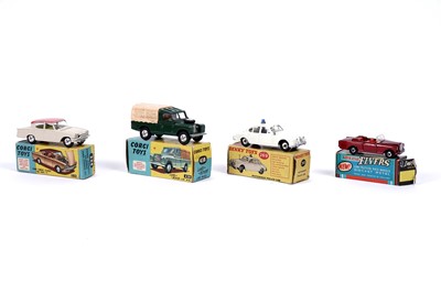 Lot 386 - A collection of Corgi, Dinky and Lone Stare diecast cars