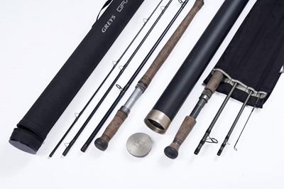 Lot 163 - A Hardy four-piece rod; and a Greys four-piece rod
