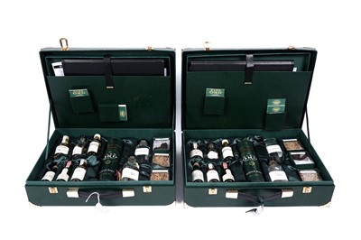 Lot 33 - Two Classic Malts of Scotland miniature whisky salesmen briefcases