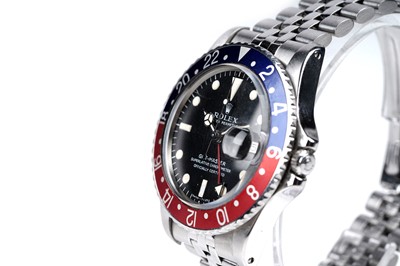 Lot 762 - Rolex Oyster Perpetual GMT-Master: a stainless steel cased automatic wristwatch